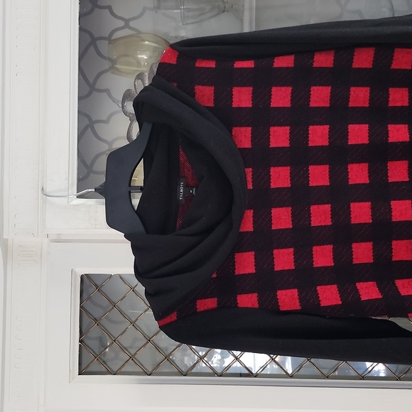 Talbots Red and Black Sweater - Picture 2 of 6